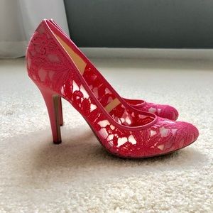 Jessica Simpson Amilee Lace Heels Size 6
